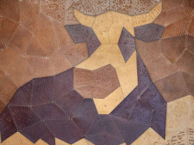 Art Vache : patchwork "Peau de vache"