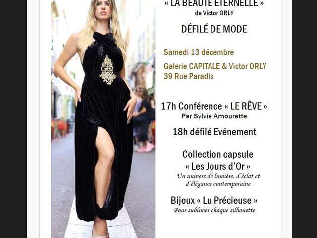 Conférence sur le rêve et défilé de mode