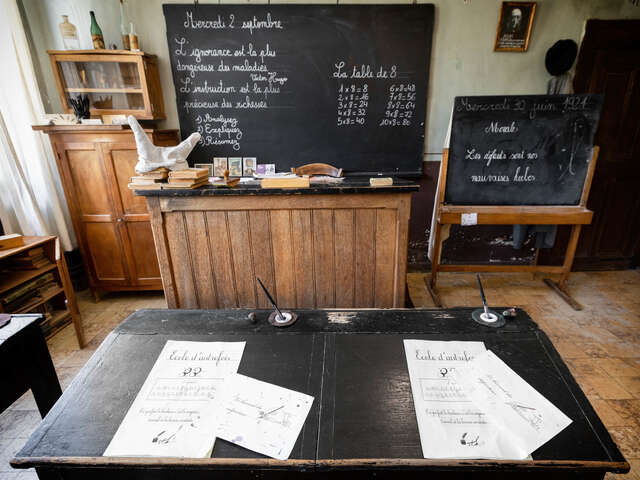 Visite de l'école d'autrefois