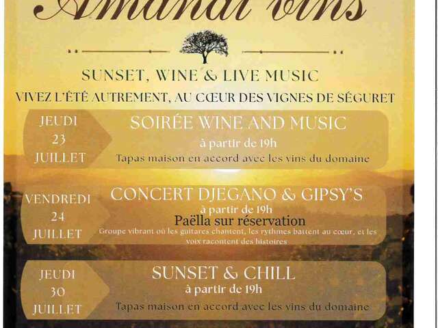 Les soirées "Amandi'vins"