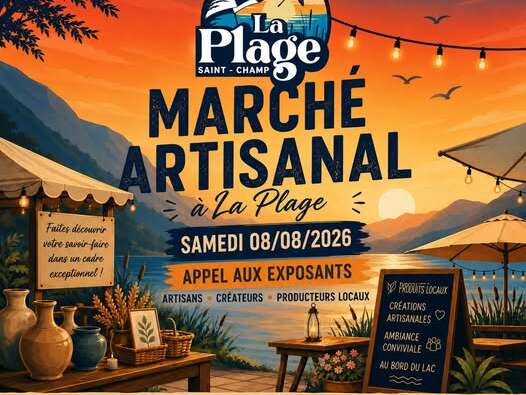 Marché artisanal semi nocturne au restaurant la Plage