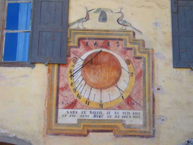 Cadran solaire Zarbula maison Joseph Roux