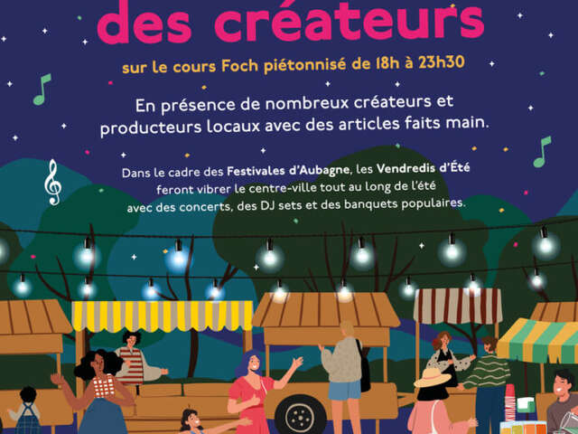 Le marché des créateurs à Aubagne