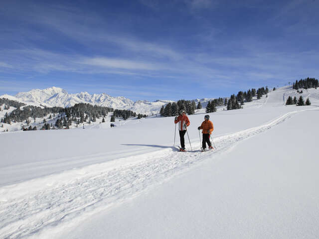 Itinéraire raquettes - Chemin panoramique des Crêtes