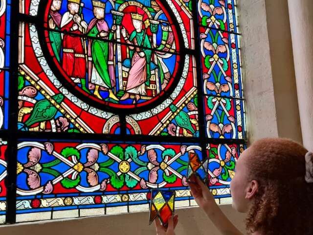 Visite-atelier - A la decouverte des vitraux de la basilique de Saint-Denis