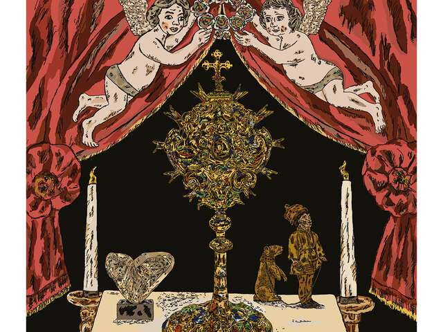 Exposition "L'autel, le trésor et le montreur de marmotte" de Géraldine Kosiak