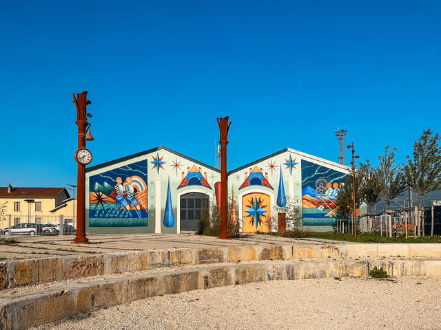 La rotonde, l'étoile ferroviaire - Street art