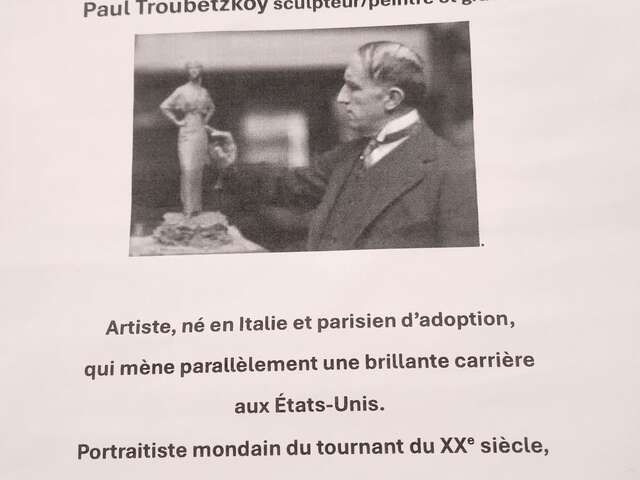 Paul Troubetzkoy - sculpeut/peintre & graveur : Conférence