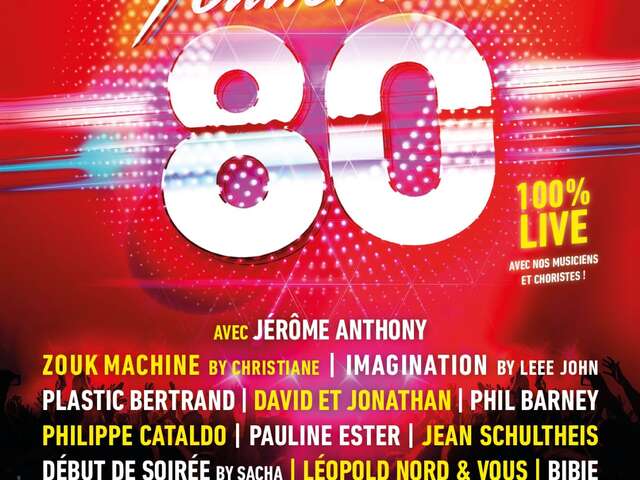 Spectacle musical "Totalement année 80" au Théâtre Antique