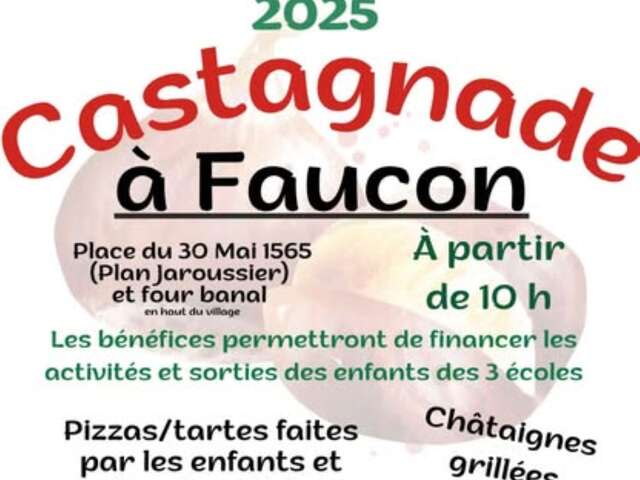 Castagnade around the communal oven