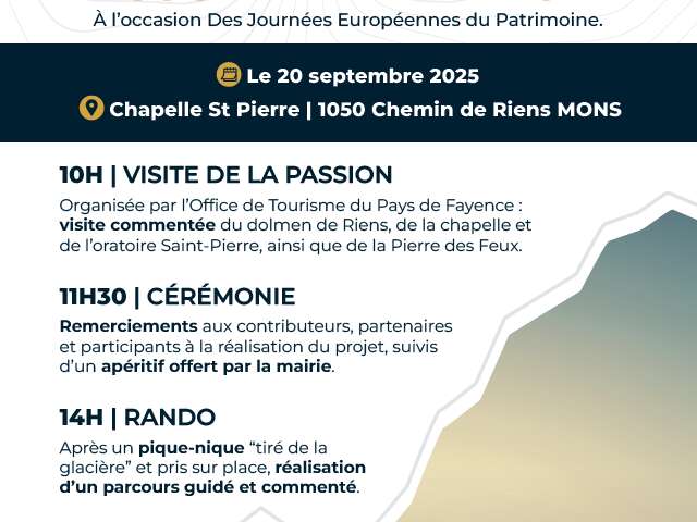 42ème Journées Européennes du Patrimoine Parcours découverte patrimoine monsois