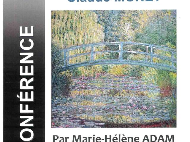Conférence "Claude Monet" par Marie-Hélène Adam - Lire à Mollans