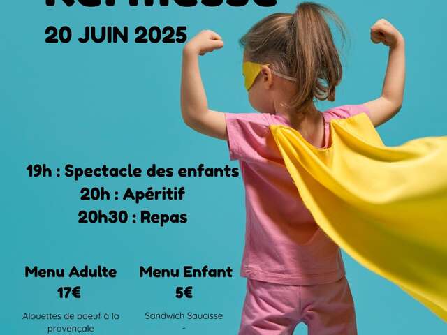 Spectacle et repas de fin d'année de l'école