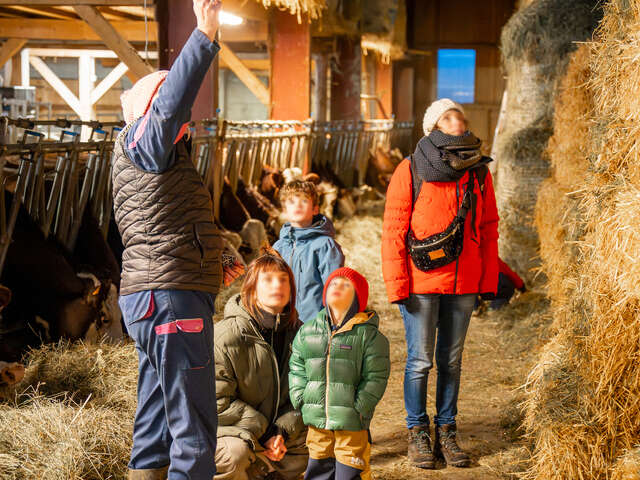 Visite guidée d'une ferme de montagne