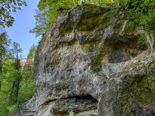Falaise d'escalade du Parc Thermal - Secteur des Thermes