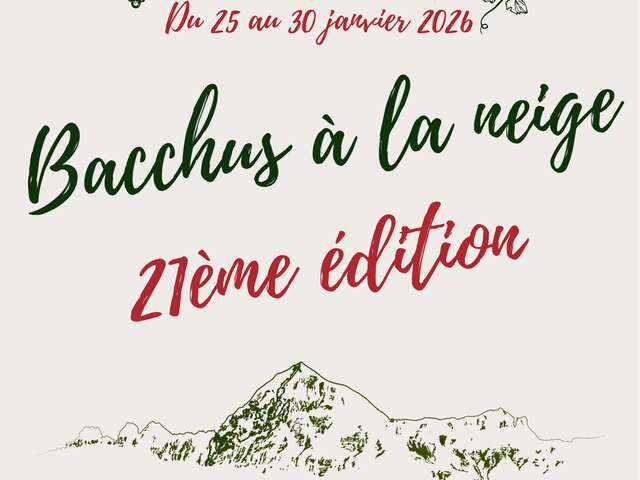 21ème édition de Bacchus à la Neige