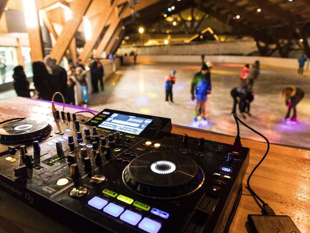 Soirée DJ sur glace