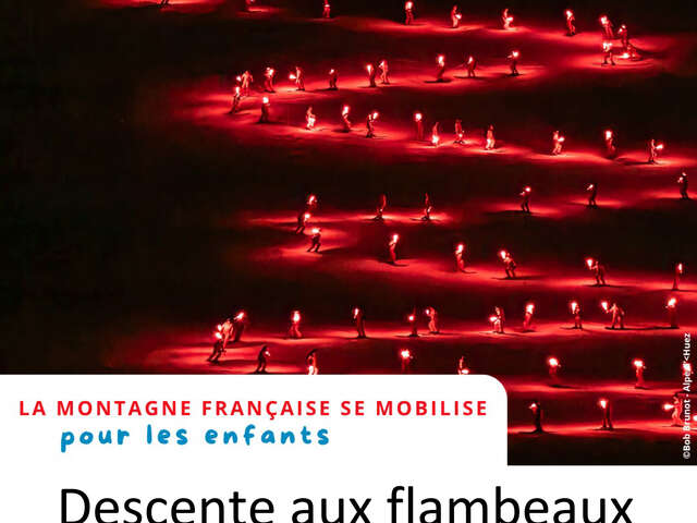 Les p'tits Flambeaux : descente aux flambeaux solidaire