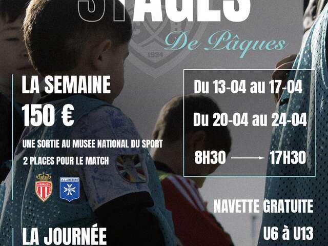 Les stages de Pâques du FC Beausoleil