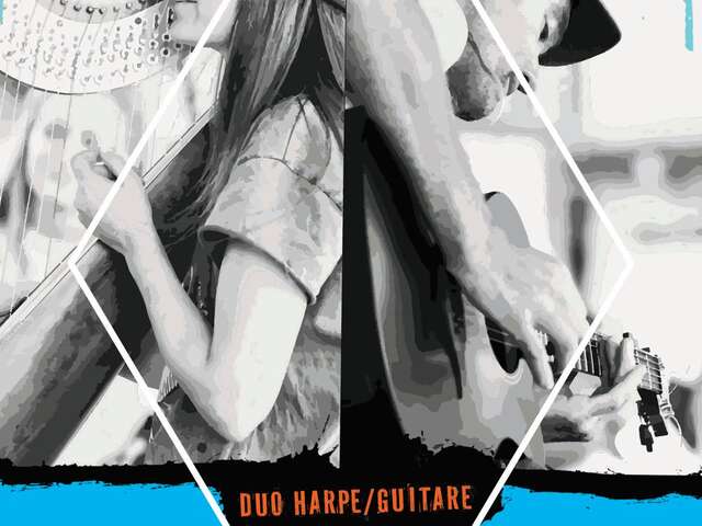 Concert "Masqueyrade", duo harpe et guitare