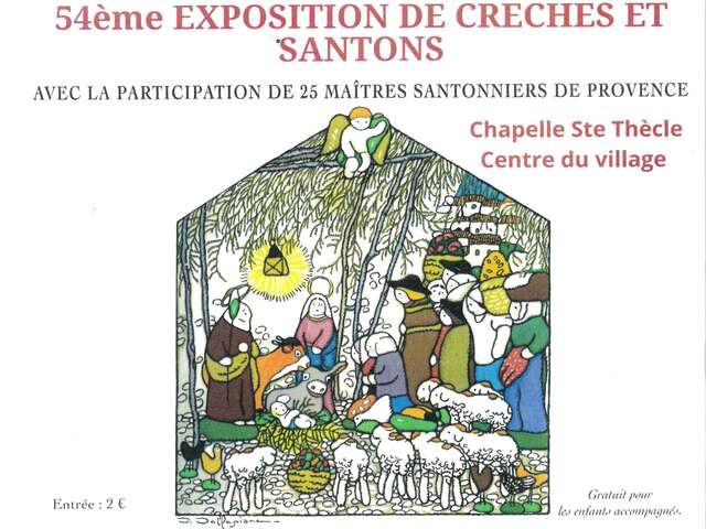 Exhibition of nativity scenes and santons