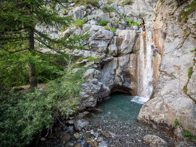 Canyon de Rouannette intégrale - Bureau des Guides Champsaur Valgaudemar