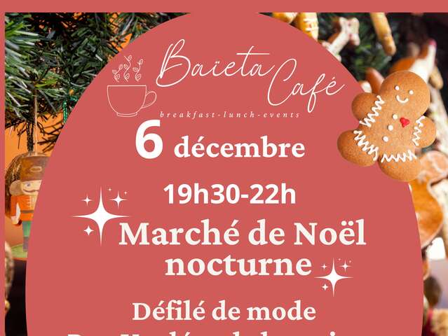 Marché de Noël nocturne