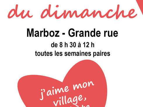 Le marché du dimanche matin