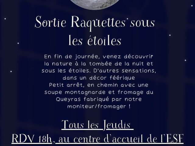 Sortie raquettes sous les étoiles