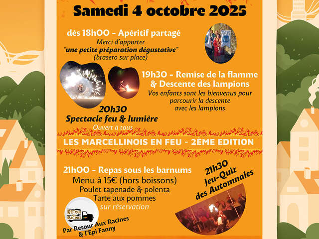 Les Marcellinois en feu - Les Automnales en Vaison Ventoux