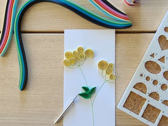 Atelier les p'tits curieux : quiling art