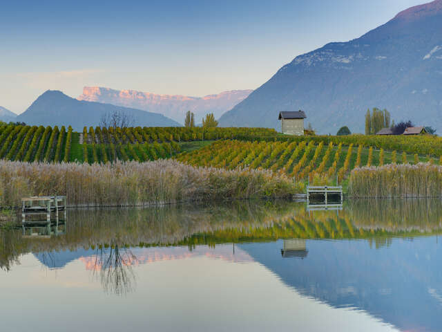 Vignobles du Granier et lac Saint-André