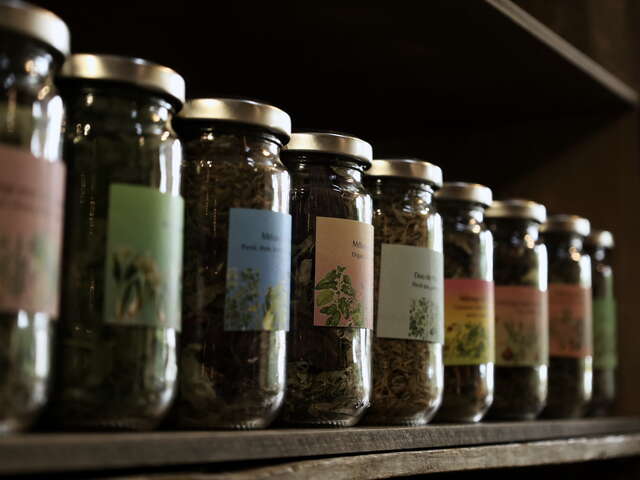 Eco-shop at the 'Ferme de Chosal'