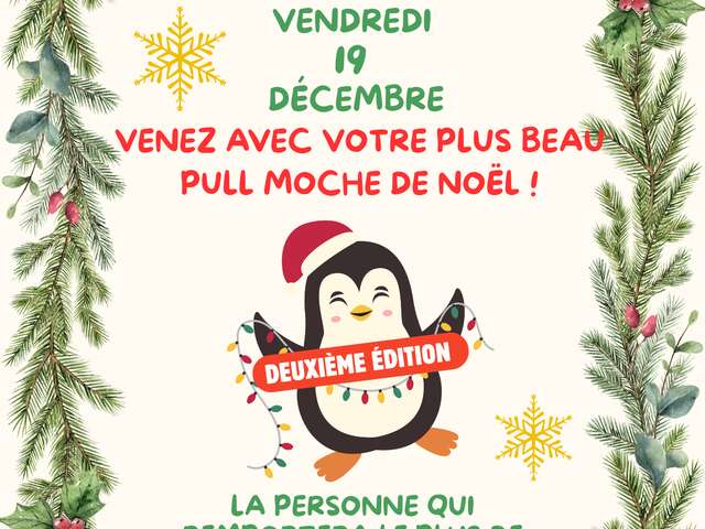 Concours de pulls moches de Noël