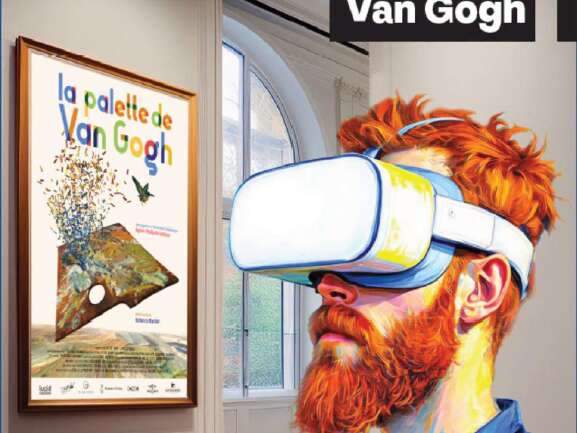 Animation réalité virtuelle : la palette de Van Gogh