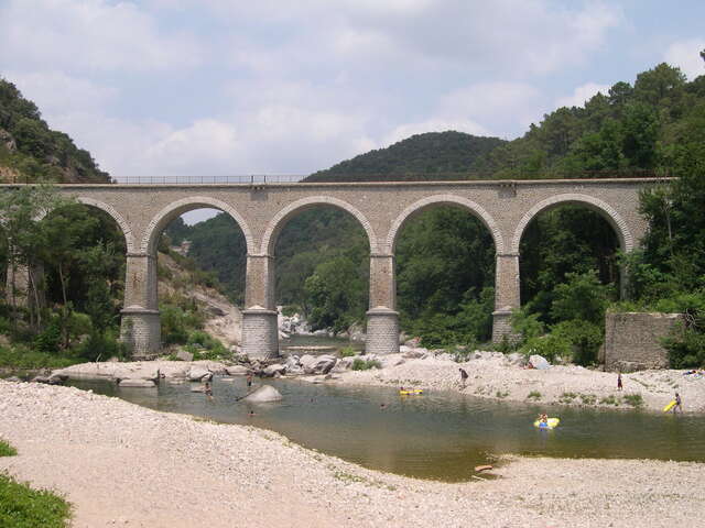 Pont du Mescladou à Thoiras-Corbès