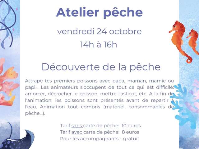 Animation pêche "Découverte de la pêche"