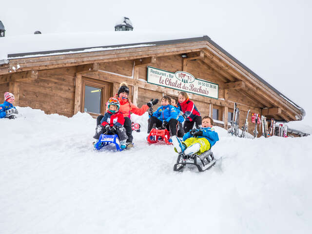 Chalet des Bachais - montée motoneige et repas