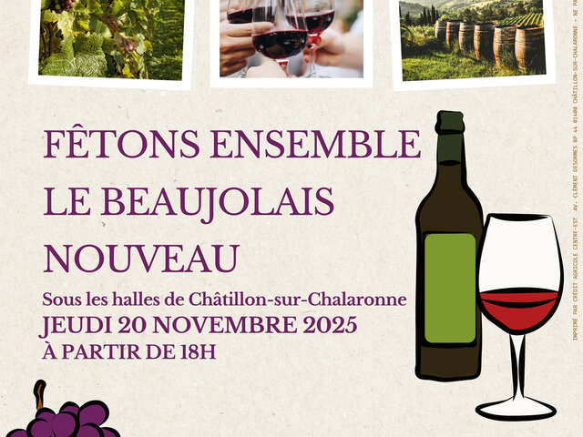 Fêtons ensemble Beaujolais Nouveau