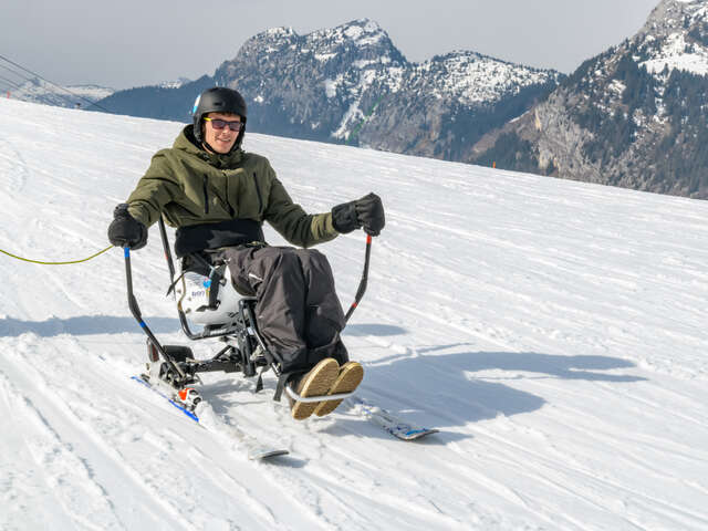 Snow' Kart - Fauteuil de descente de pistes de ski alpin en autonomie
