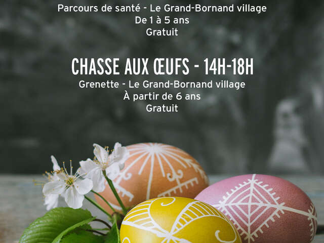 Chasse aux oeufs de Pâques