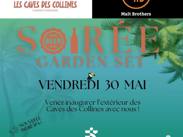 Garden Set Evening - Les Caves des Collines