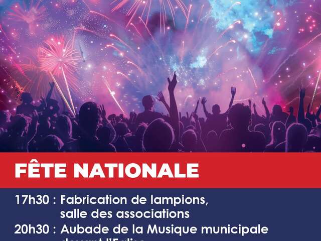 Fête nationale et feu d'artifice