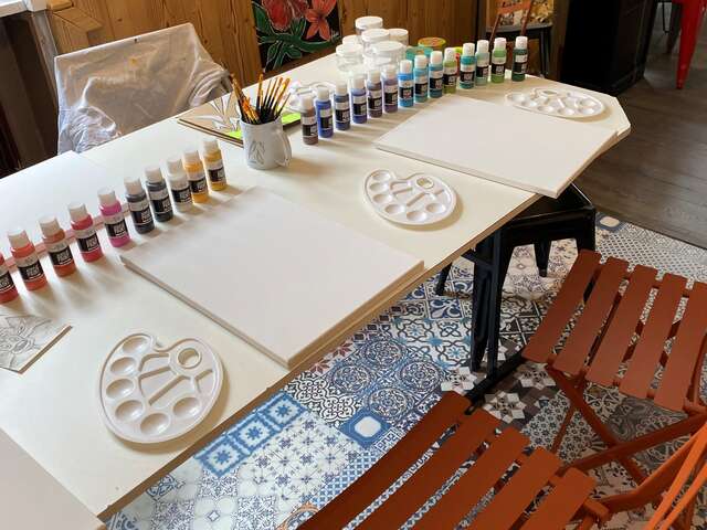 Creative painting workshop for teens and adults