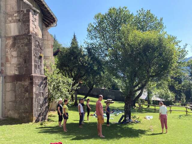 Yoga in the Garden