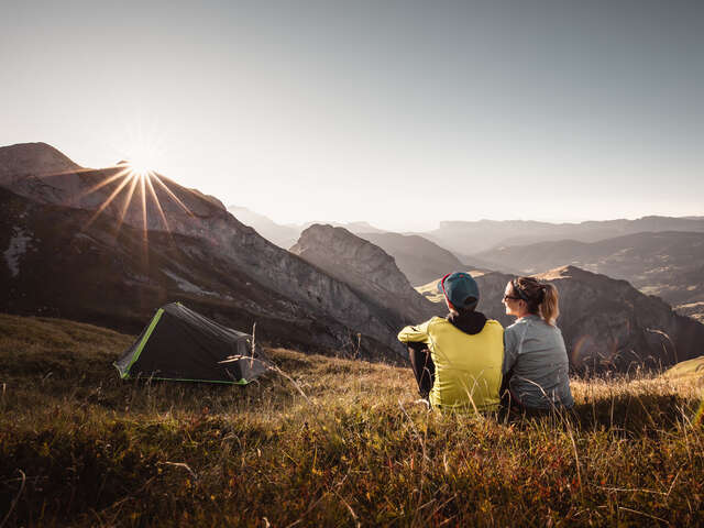 Randonnées guidées en bivouac