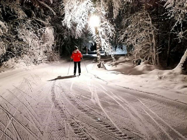 Nocturne ski de fond aux Mouilles