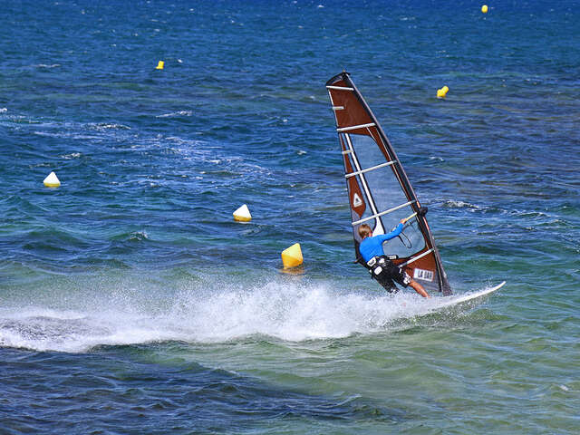 Spot de planche à voile de la plage de Saintt-Pons-les-Mûres