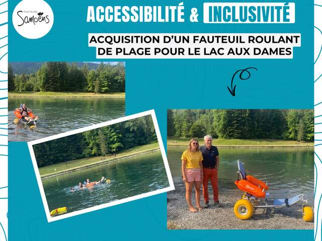 Loan of beach wheelchair (Tiralo) for people with reduced mobility