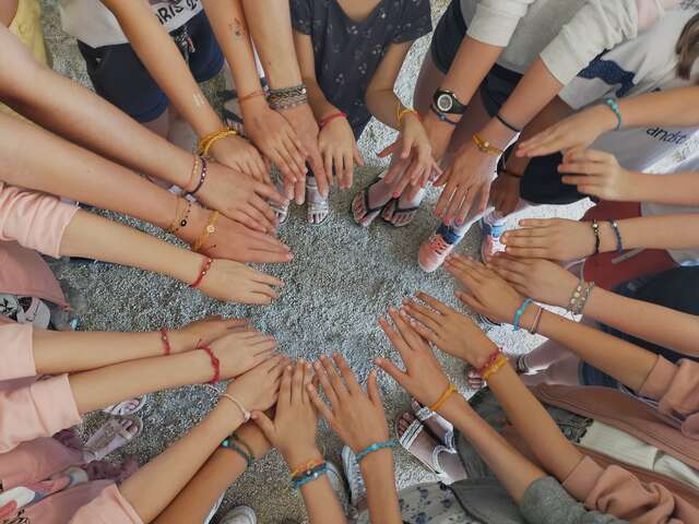 Bracelets en macramé